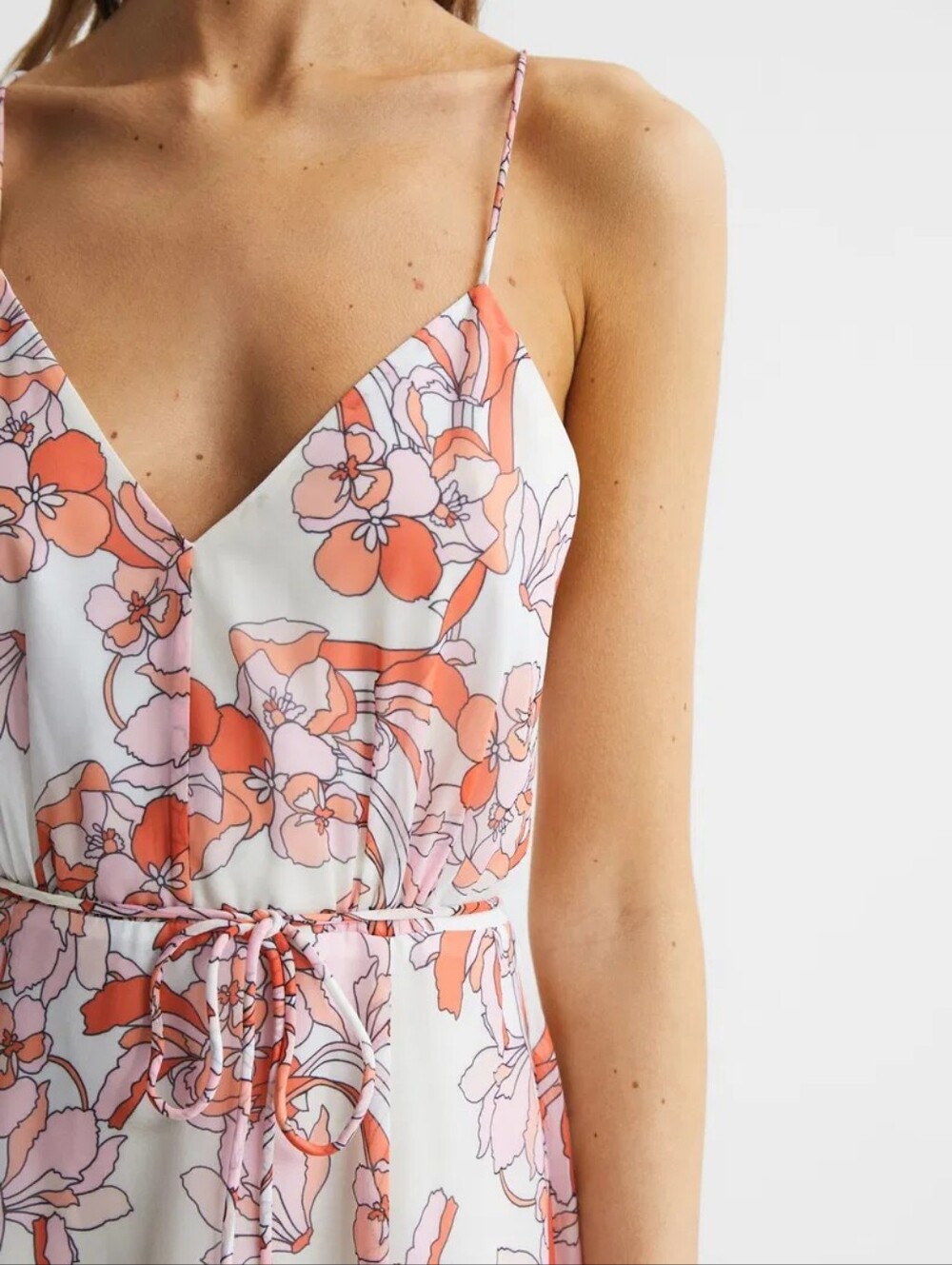 NWT REISS | $265 Pippa Floral Midi Dress - Picture 6 of 8